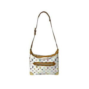 Louis Vuitton Boulogne Shoulder Bag Monogram Multicolore Multicolor White